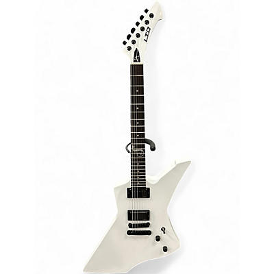 Used ESP LTD James Hetfield Snakebyte WHITE Solid Body Electric Guitar