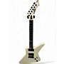 Used ESP LTD James Hetfield Snakebyte White Solid Body Electric Guitar White