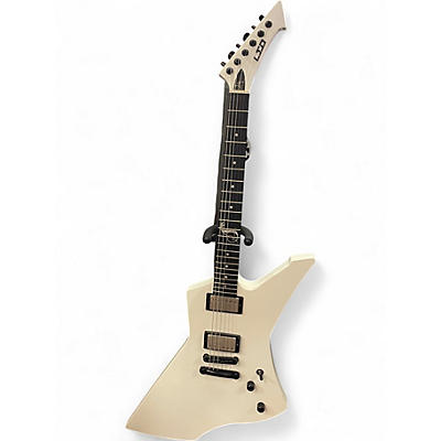 Used ESP LTD James Hetfield Snakebyte White Solid Body Electric Guitar