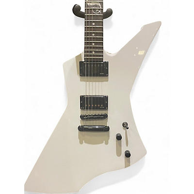 Used ESP LTD James Hetfield Snakebyte White Solid Body Electric Guitar