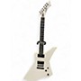 Used ESP LTD James Hetfield Snakebyte White Solid Body Electric Guitar White