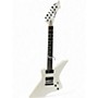 Used ESP LTD James Hetfield Snakebyte White Solid Body Electric Guitar White