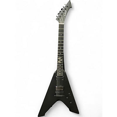 Used ESP LTD James Hetfield Vulture Satin Black Solid Body Electric Guitar