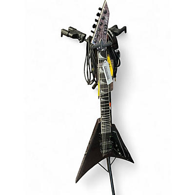 Used ESP LTD KH-V Black Sparkle Solid Body Electric Guitar