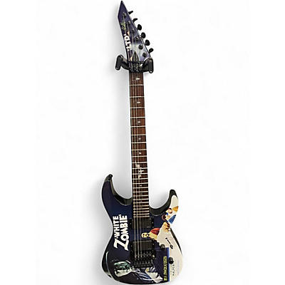 Used ESP LTD KH-WZ KIRK HAMMETT WHITE ZOMBIE WHITE ZOMBIE GRAPHIC Solid Body Electric Guitar