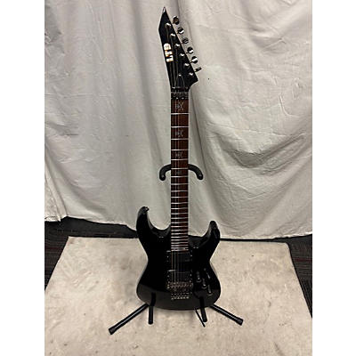 ESP Used ESP LTD KH202 Kirk Hammett Signature Black Solid Body Electric Guitar