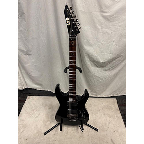 ESP Used ESP LTD KH202 Kirk Hammett Signature Black Solid Body Electric Guitar Black