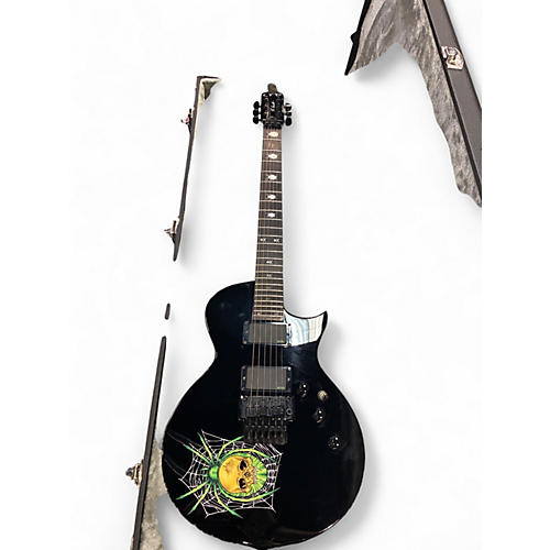 Used ESP LTD KH3 SPIDER Black Solid Body Electric Guitar Black