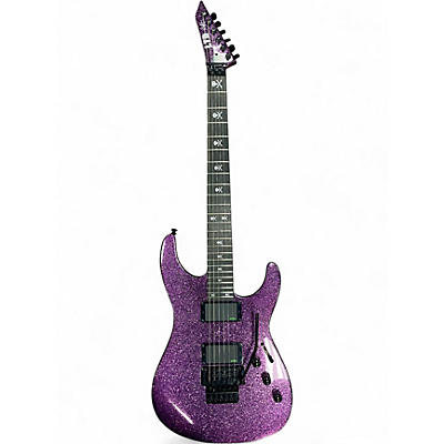 Used ESP LTD KH602 Kirk Hammett Purple Sparkle PURPLE SPARKLE Solid Body Electric Guitar