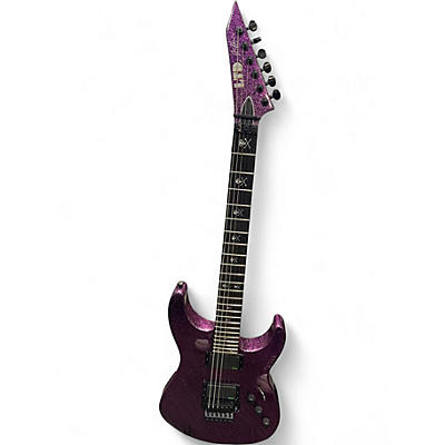 Used ESP LTD KH602 Kirk Hammett Purple Sparkle PURPLE SPARKLE Solid Body Electric Guitar