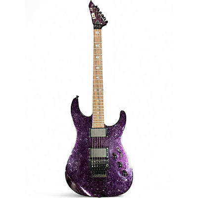 Used ESP LTD KH602 Kirk Hammett Purple Sparkle PURPLE SPARKLE Solid Body Electric Guitar