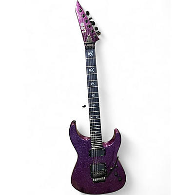 Used ESP LTD KH602 Kirk Hammett Purple Sparkle Purple Sparkle Solid Body Electric Guitar