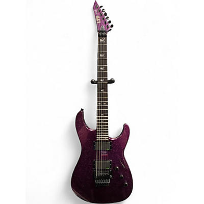 Used ESP LTD KH602 Kirk Hammett Purple Sparkle Purple Sparkle Solid Body Electric Guitar