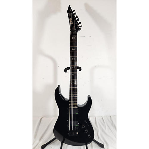 ESP Used ESP LTD KH602 Kirk Hammett Signature Black Solid Body Electric Guitar Black