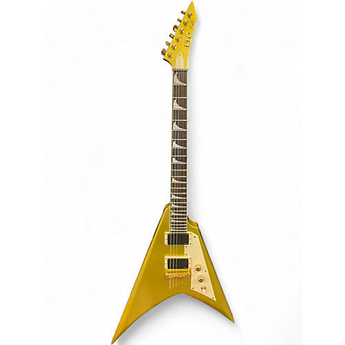 Used ESP LTD KHV Gold Solid Body Electric Guitar Gold