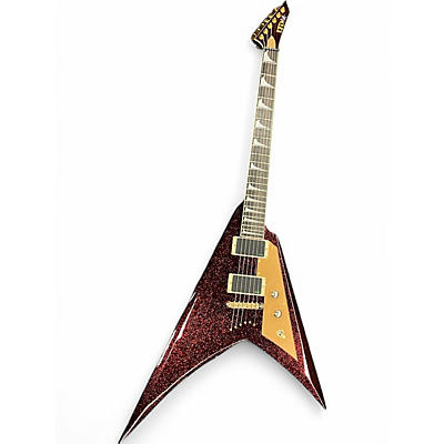 Used ESP LTD KHV KIRK HAMMETT SIGNATURE RED SPARKLE Solid Body Electric Guitar