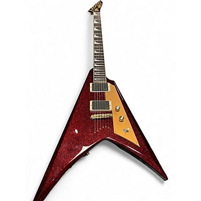 Used ESP LTD KHV RED SPARKLE Solid Body Electric Guitar
