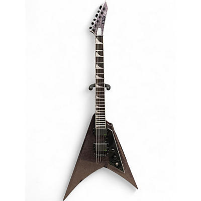 Used ESP LTD KHV Silver Sparkle Solid Body Electric Guitar