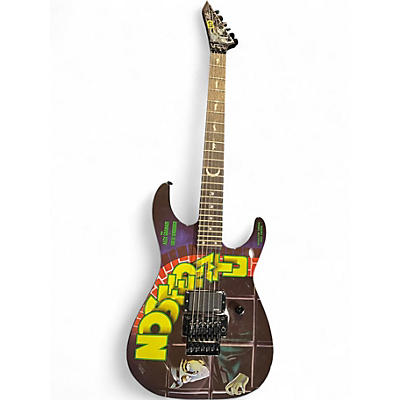 Used ESP LTD KIRK HAMMET NOSFERATU Black Solid Body Electric Guitar