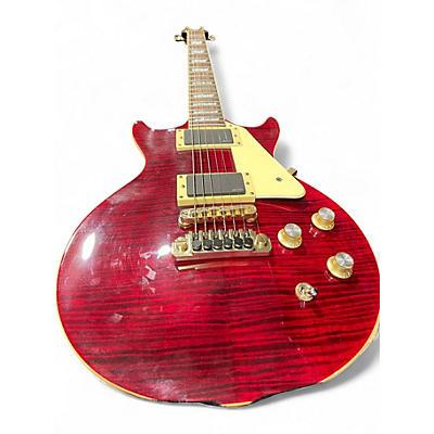 Used ESP LTD KIRK HAMMETT DOUBLE CUT Red Solid Body Electric Guitar