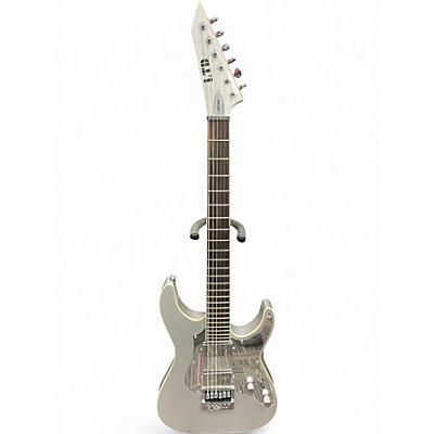 Used ESP LTD KS-M6 METALLIC SILVER Solid Body Electric Guitar