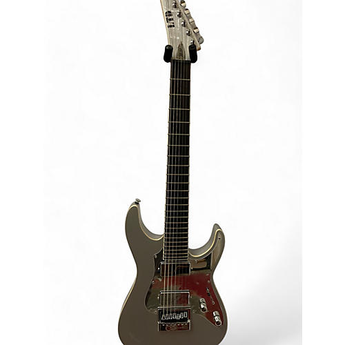 Used ESP LTD KSM7 Silver Solid Body Electric Guitar Silver