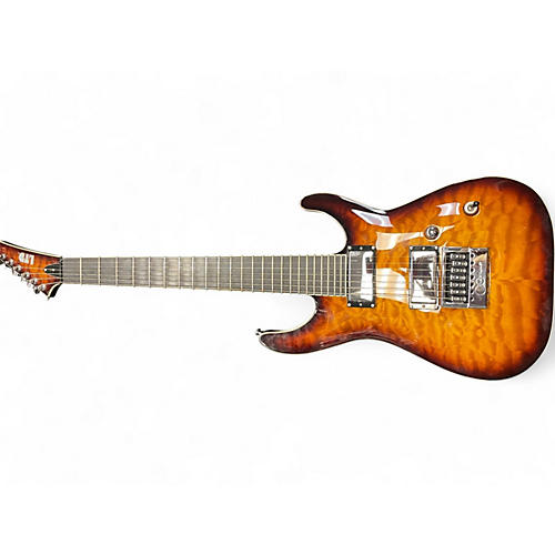 ESP Used ESP LTD Ken Susi KS-M-7 Evertune 7-String 3 Color Sunburst Solid Body Electric Guitar 3 Color Sunburst