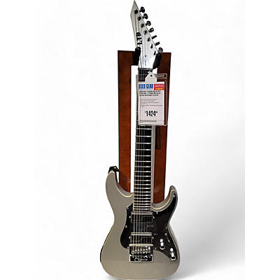 Used ESP LTD Ken Susi KS-M-7 Evertune 7-String Metallic Silver Solid Body Electric Guitar