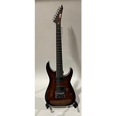 ESP Used ESP LTD Ken Susi KS-M-7 Evertune 7-String Tiger Burst Solid Body Electric Guitar