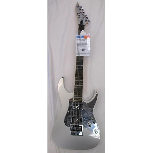 ESP Used ESP LTD Ken Susi KSM6 Evertune SILVER CHROME Solid Body Electric Guitar SILVER CHROME