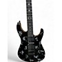 Used ESP LTD Kirk Hammett Demonology Black Solid Body Electric Guitar Black