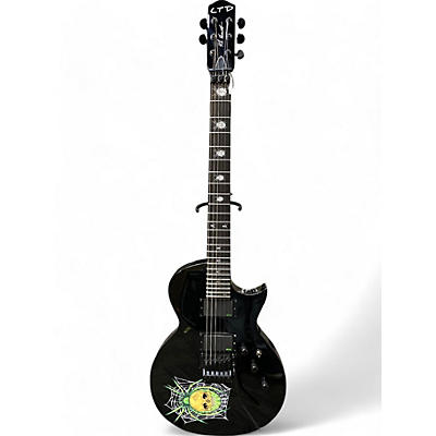 Used ESP LTD Kirk Hammett KH-3 Spider 30th Anniversary Edition Black Solid Body Electric Guitar