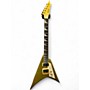 Used ESP LTD Kirk Hammett Signature KH-V Metallic Gold Sparkle Solid Body Electric Guitar Metallic Gold Sparkle
