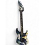 Used ESP LTD Kirk Hammett Signature White Zombie Blue Sapphire Solid Body Electric Guitar Blue Sapphire