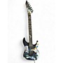 Used ESP LTD Kirk Hammett Signature White Zombie Custom Graphic Solid Body Electric Guitar Custom Graphic
