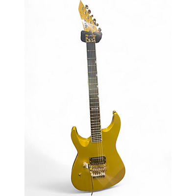 Used ESP  LTD M-1 Custom '87 Left-Handed  Gold Solid Body Electric Guitar