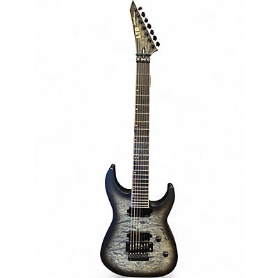Used ESP LTD M-1007B Trans Black Solid Body Electric Guitar