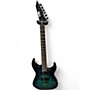 Used ESP LTD M-2000X Blue Burst Solid Body Electric Guitar Blue Burst