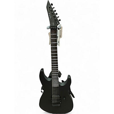 Used ESP LTD M Black Metal Black Solid Body Electric Guitar