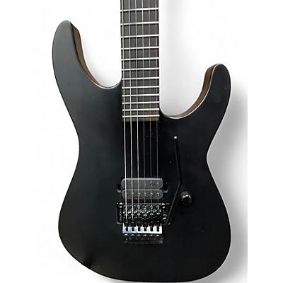 Used ESP LTD M-Black Metal Flat Black Solid Body Electric Guitar