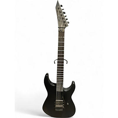 Used ESP LTD M Black Metal Satin Black Solid Body Electric Guitar