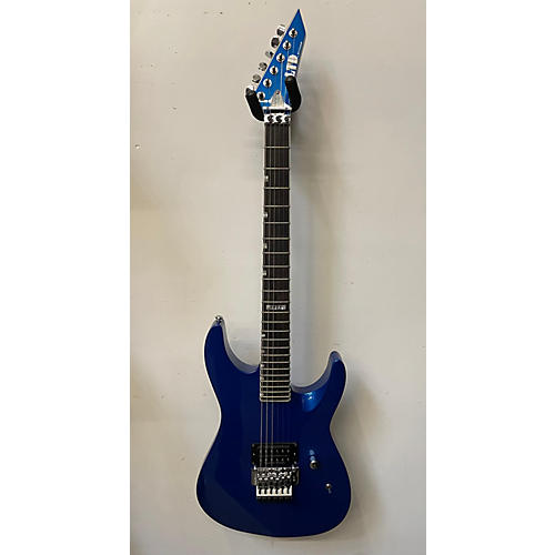 ESP Used ESP LTD M CUSTOM 1987 ELECTRIC BLUE Solid Body Electric Guitar ELECTRIC BLUE