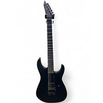 Used ESP LTD M-FR Black Metal Black Solid Body Electric Guitar