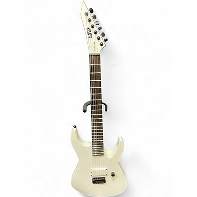 Used ESP LTD M-HT ARCTIC METAL Snow White Solid Body Electric Guitar