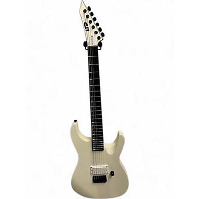 ESP Used ESP LTD M-HT Arctic White Solid Body Electric Guitar