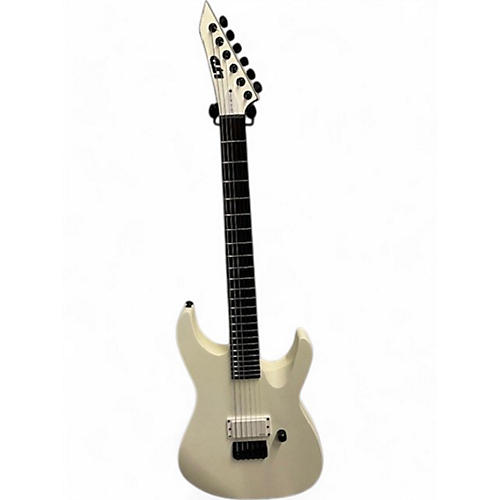 ESP Used ESP LTD M-HT Arctic White Solid Body Electric Guitar Arctic White