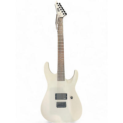 Used ESP LTD M-HT Arctic White Solid Body Electric Guitar