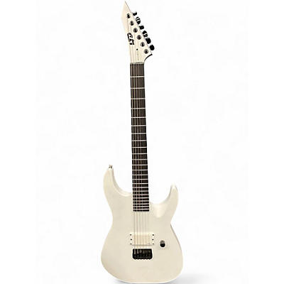 Used ESP LTD M-HT Artic White Solid Body Electric Guitar