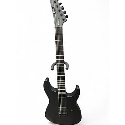 Used ESP LTD M-HT BLACK METAL Black Solid Body Electric Guitar
