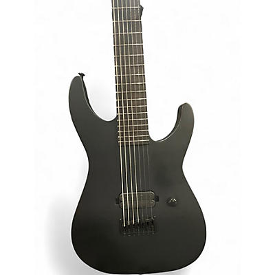Used ESP LTD M-HT Black Metal Black Solid Body Electric Guitar